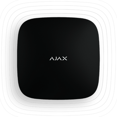 Інтелектуальний ретранслятор сигналу Ajax ReX 2 black 0606-0004 фото