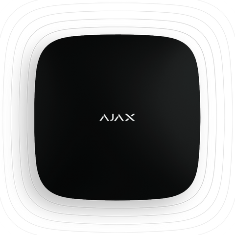 Інтелектуальний ретранслятор сигналу Ajax ReX 2 black 0606-0004 фото